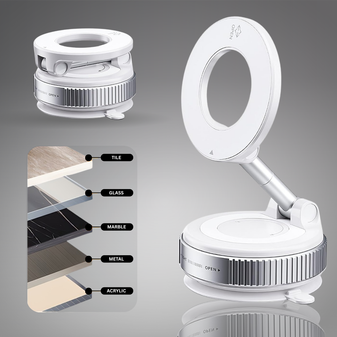 Vacuum Magnetic Car Phone Holder